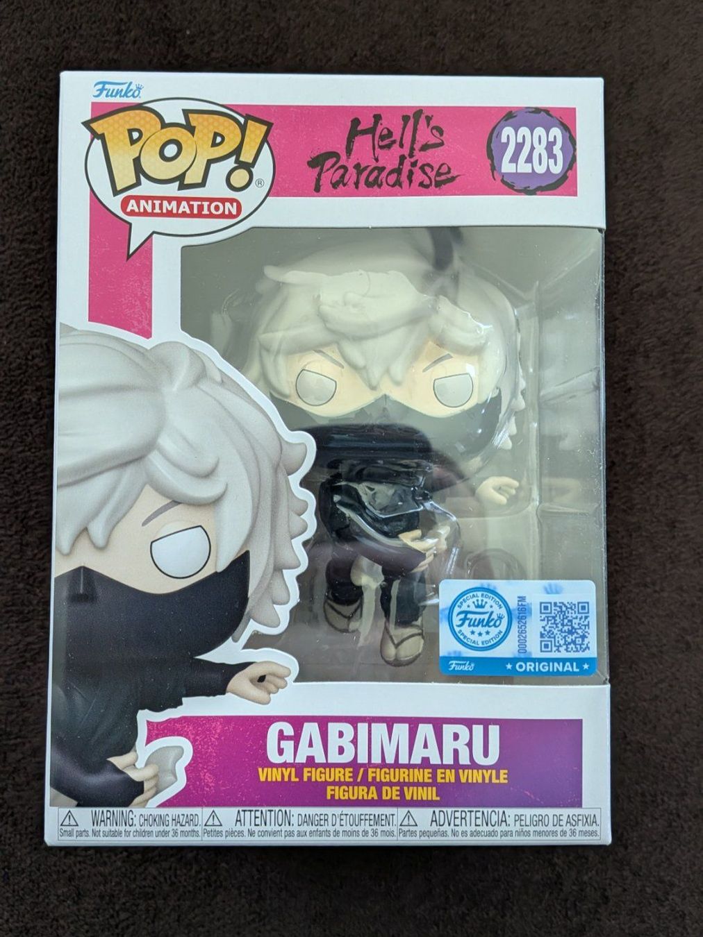 Funko Statuette: Funko Pop! Hell's Paradise - Gabimaru #2283 – Nuovo e nell'imballaggio originale da Obfelden venduto da RCO85