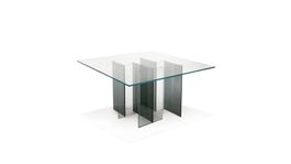 Table de repas Roche Bobois Diapo 130 × 130 cm – État neuf