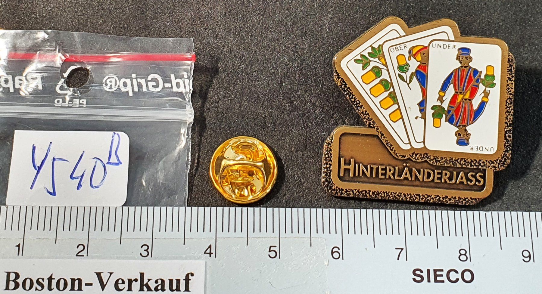 Giochi: Y540B - Pin Jassen Jasskarten Hinterländerjass – Usato da Reinach BL venduto da Boston-Verkauf 1