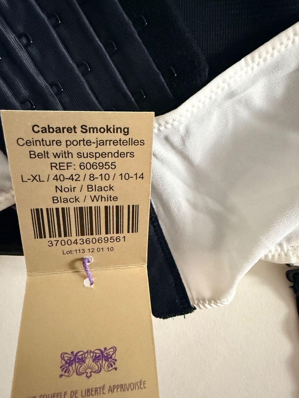 Altra biancheria intima: MAISON CLOSE, Strapsgürtel CABARET SMOKING +Strümpfe, 40-42 – Nuovo e nell'imballaggio originale da Rudolfstetten venduto da gst_g7xl 7