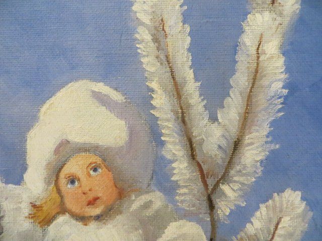 Foto & Immagini: HERZIGES WINTERBILD SIGNIERT "M. MESSERLI 1926" – Usato da Erlen venduto da urwa01 4