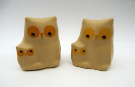 2 seltene UBS Kässeli Eule,  80er Jahre