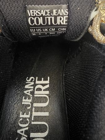 Versace Jeans Couture Sneaker Gold Grösse 36 guter Zustand