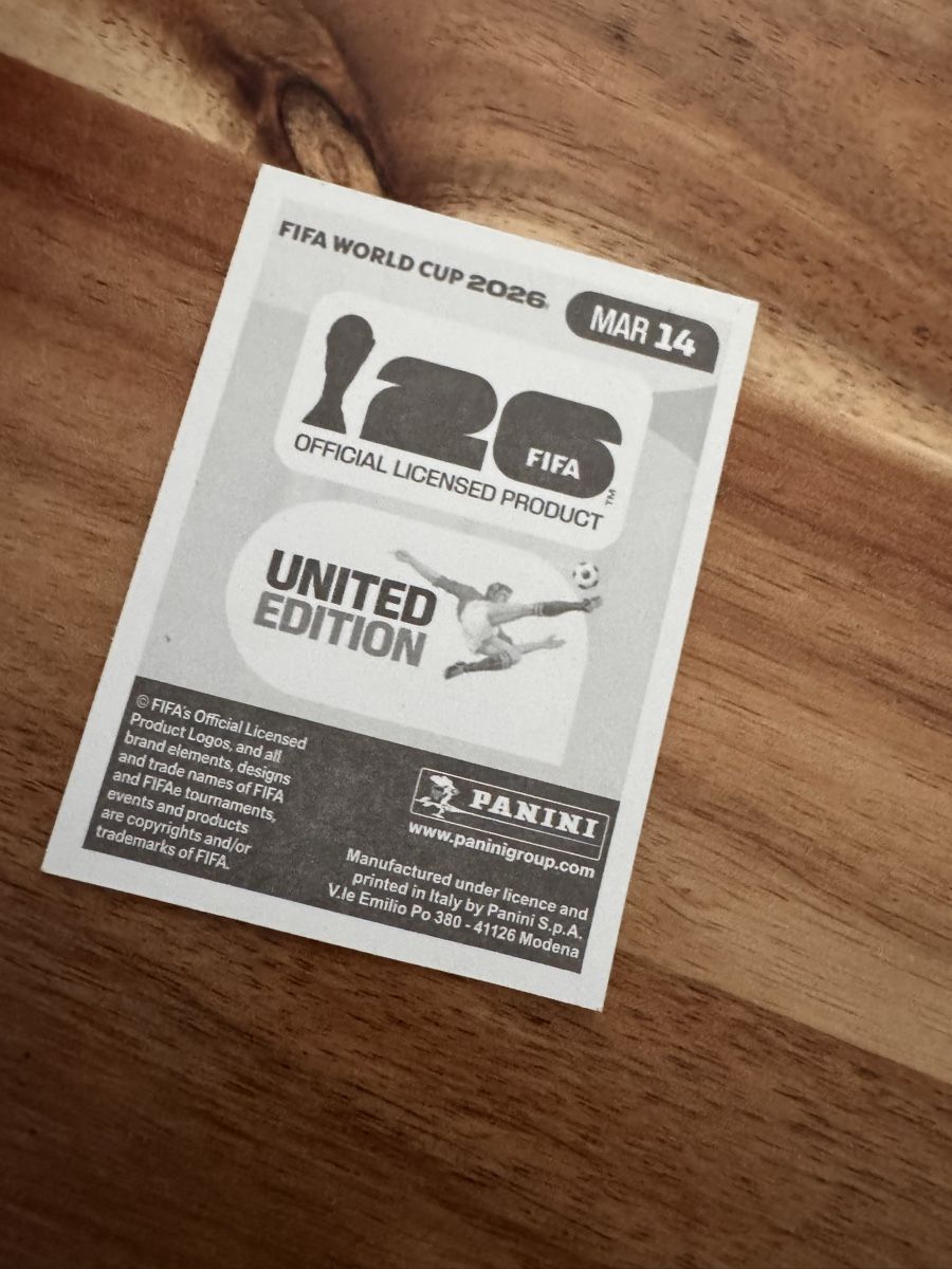 Panini Carte collezionabili: Panini - WM 2026 - MAR 14 - Sticker – Nuovo (secondo la descrizione) da Wetzikon ZH venduto da thayreen 1