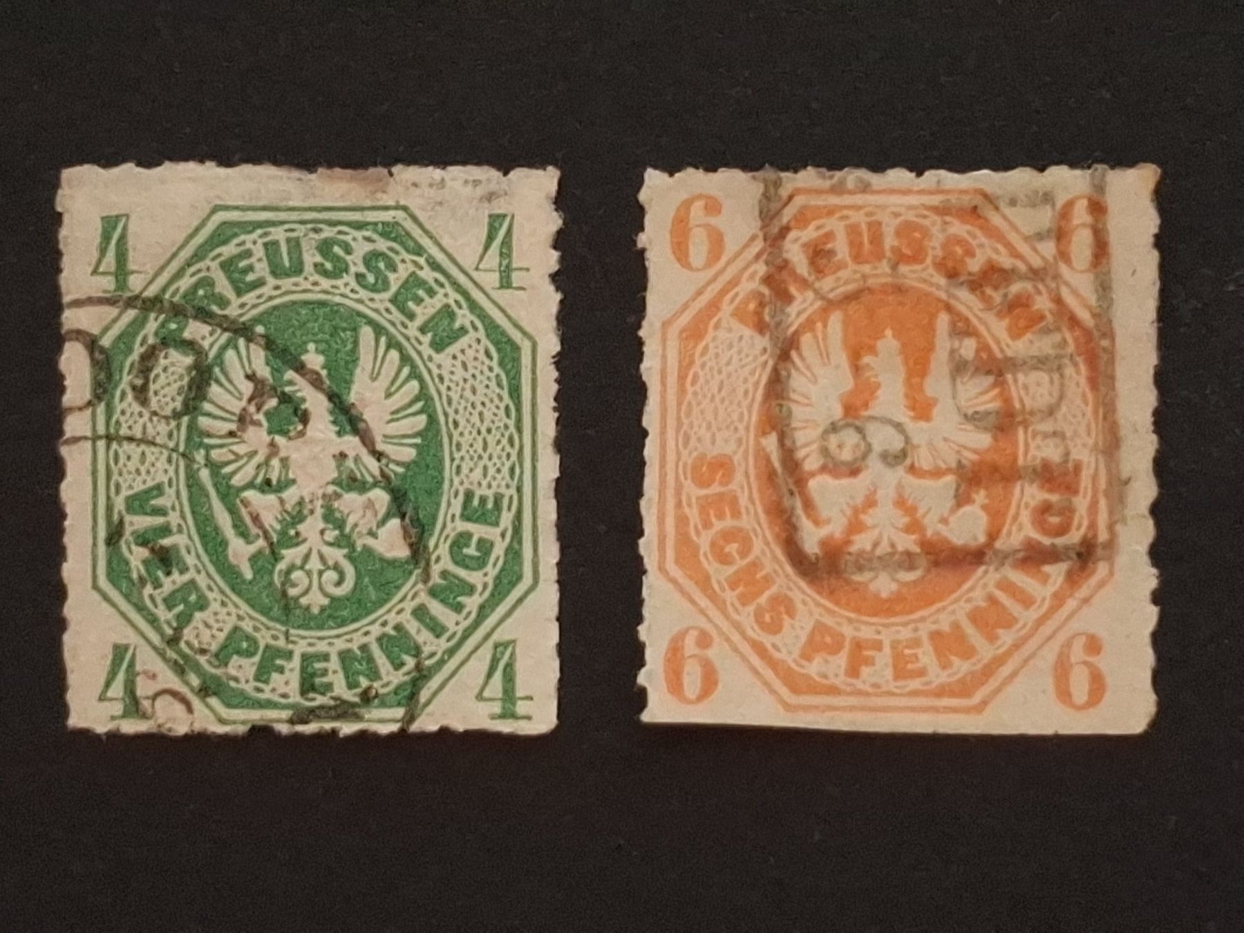 Tous les timbres: Preussen Abschied Serien Mi-Nr.14-15 gestempelt – D'occasion à Kriens par Nidfeld45