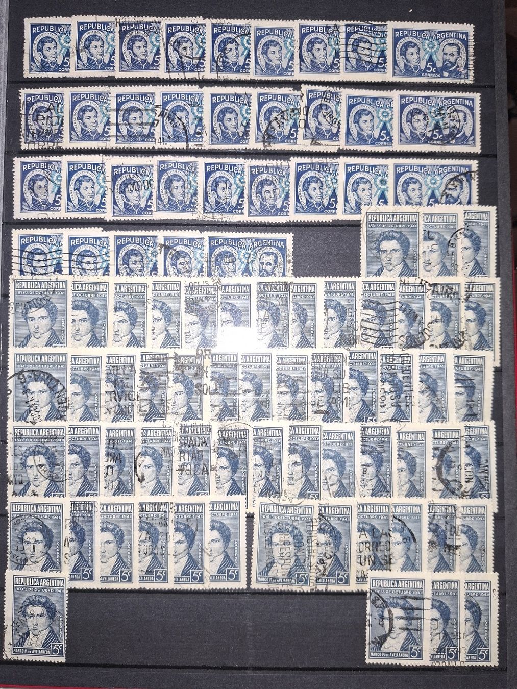 Tutti i francobolli: Dublettensammlung Argentinien  – Usato da Balgach venduto da SIMEON27 4