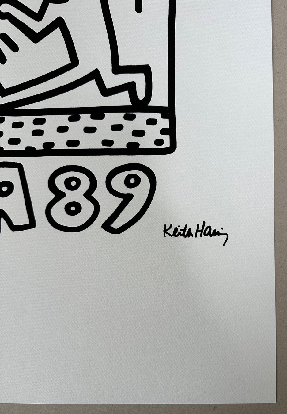 Gemälde: Keith Haring: Pisa, POP Art 66/150 – Neu (gemäss Beschreibung) aus Meilen von Smgdesign 2