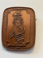 Basler Fasnachtsplakette 1989 2xF