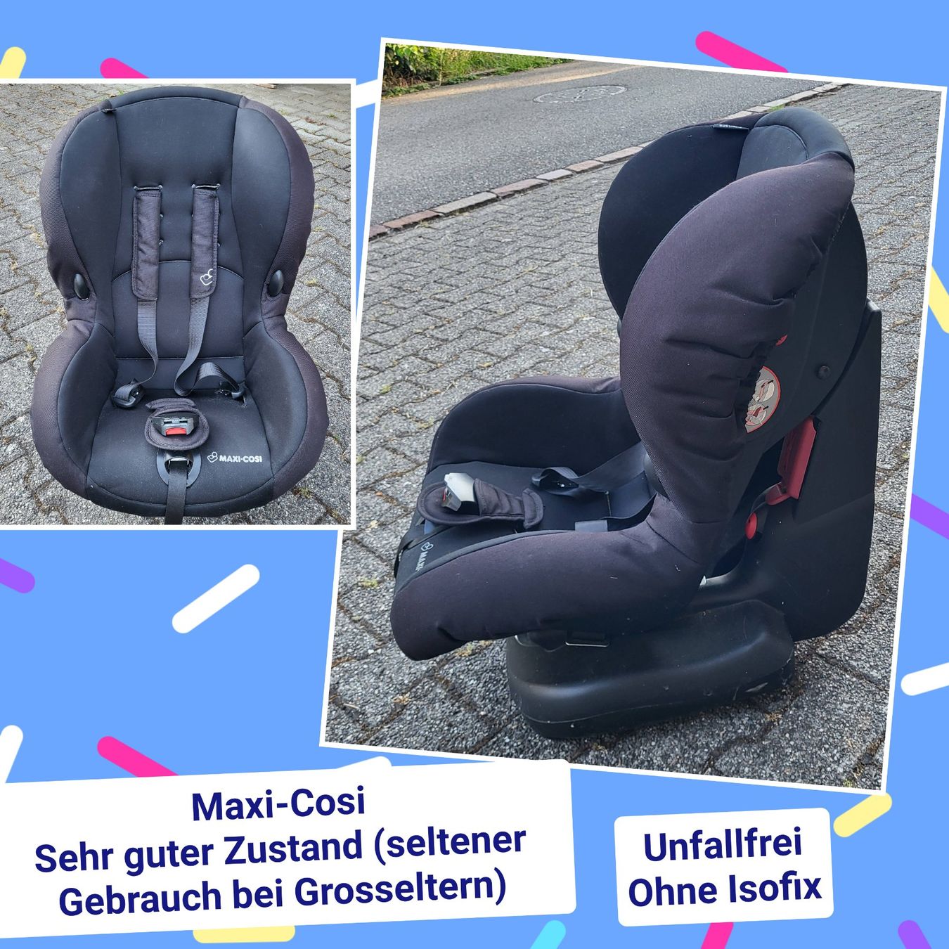 Maxi-Cosi Auto-Kindersitze: Maxi Cosi - unfallfrei, super Zustand – Gebraucht aus Schafisheim von RogerRabbit83