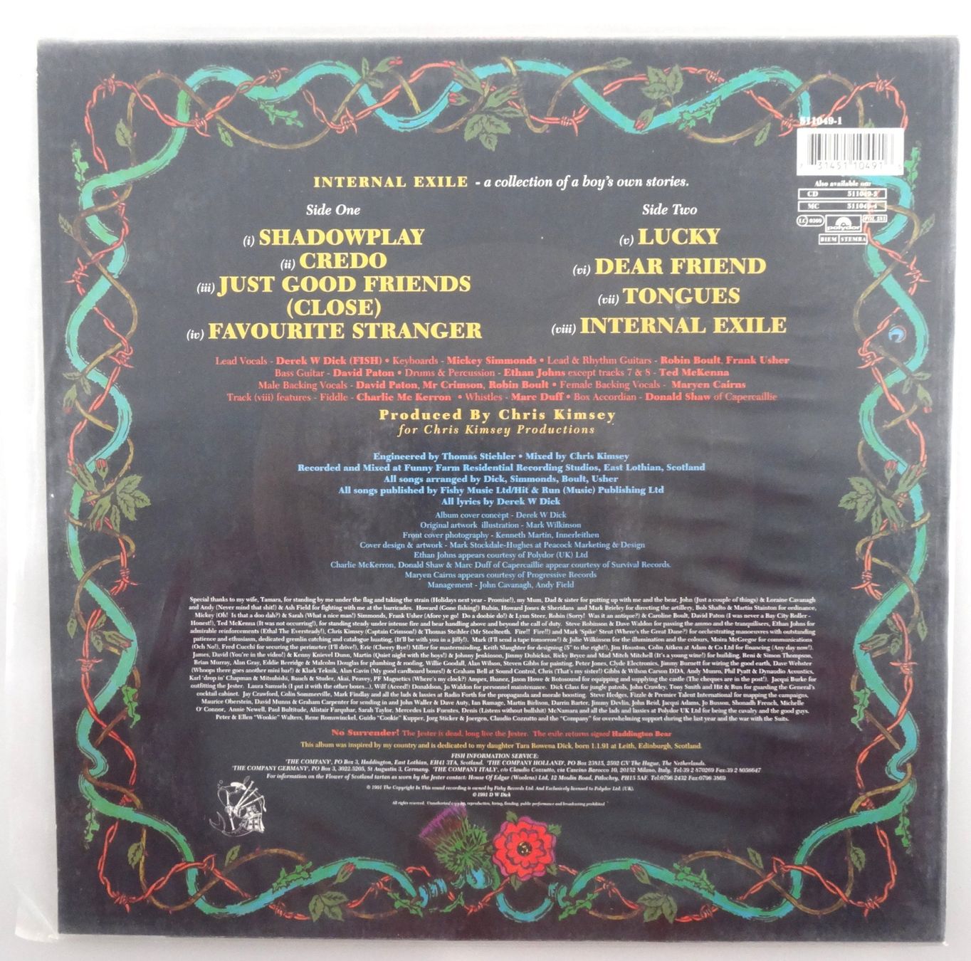Dischi in vinile: Schallplatte Fish - Internal Exile – Usato da Rüti ZH venduto da Restwert_Rueti_ZH 1
