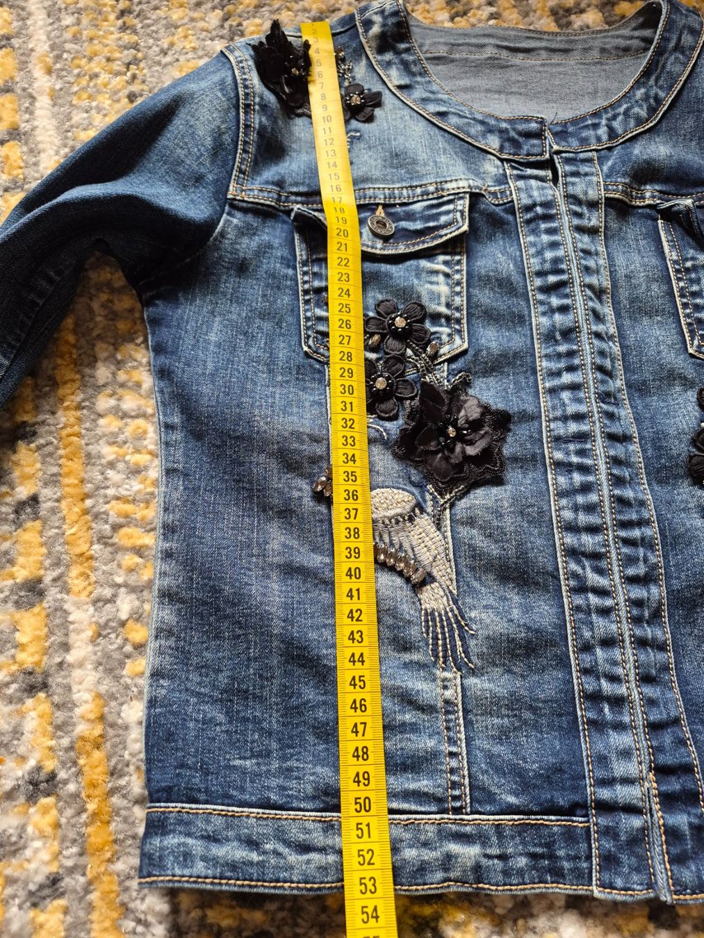 Giacche: Veste en jeans stretch taille M – Usato da le landeron venduto da canette 8