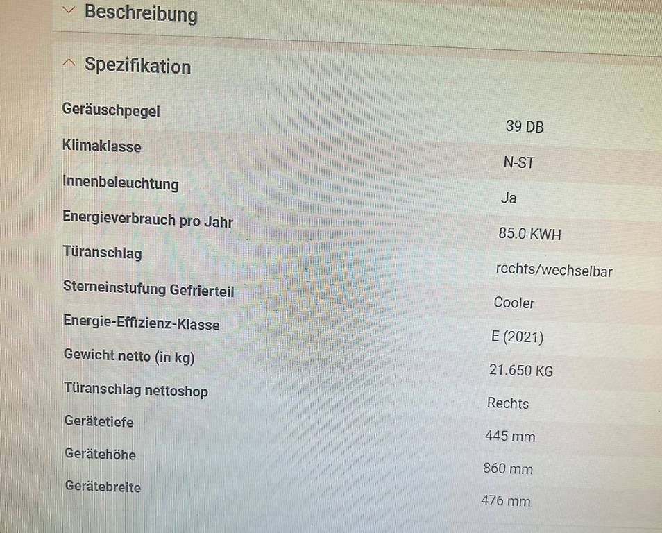 Kibernetik Réfrigérateurs: Kühlschrank – D'occasion à Regensdorf par Kunst02 3