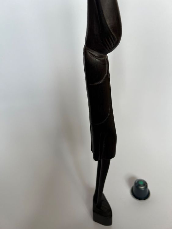 Skulpturen & Statuen: Afrikanische Holzfigur ca. 48 cm alt Handarbeit Unikat – Gebraucht aus Oberhofen Thun'see von SwissTreasure 8