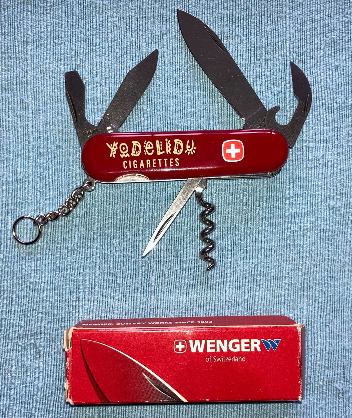 Wenger Coltelli tascabile: Wenger Messer Yodelidu Limited Edition – Nuovo e nell'imballaggio originale da Basel venduto da Imack