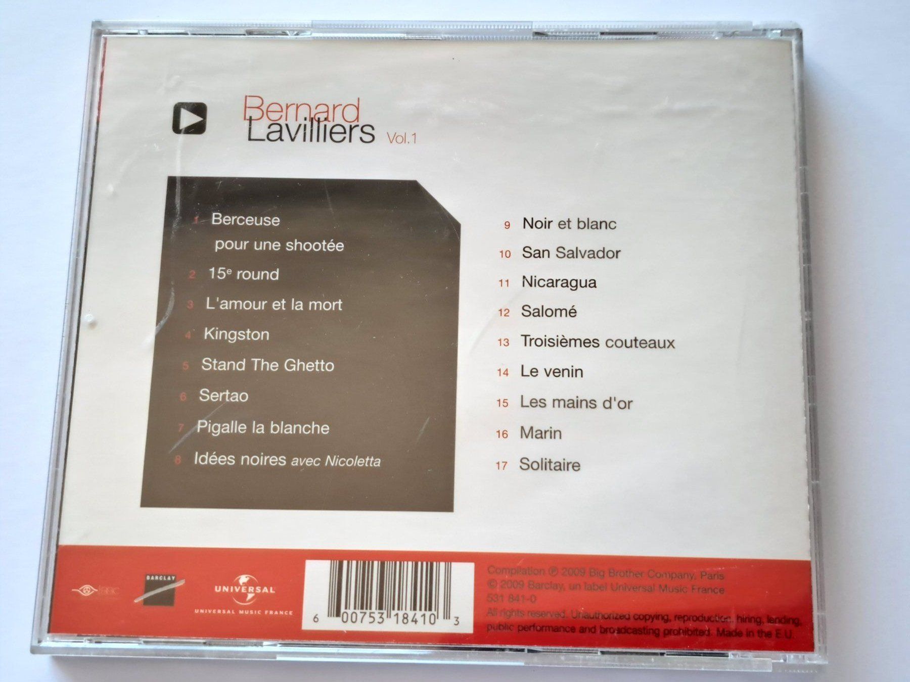 CD: Cd Master Série - Bernard Lavilliers  – Usato da Pully venduto da bro_n52j 1