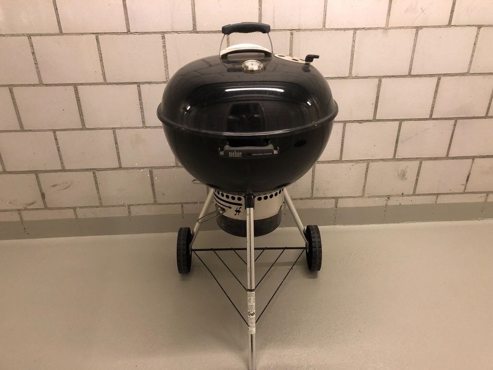 GRISUN Grilldeckelhalter Für Weber Kugelgrill 22,5 & 18,5 Zoll – Edelstahl Slide-a-Side Halterung