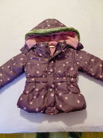 Winterjacke für Mädchen - Gr. 96