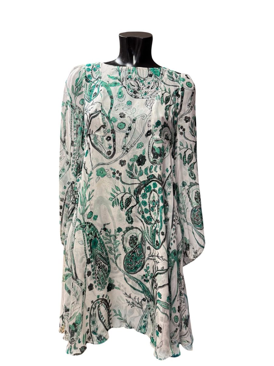 Vestiti: Les Copains Seidenkleid Gr. 38, Muster Chiffon – Usato da Zürich venduto da Finesse54 2