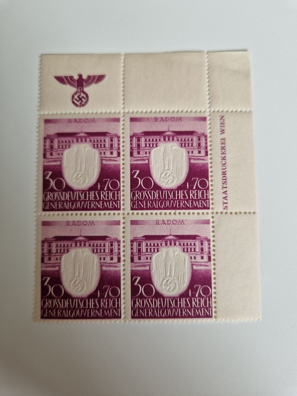 Tutti i francobolli: Deutsches Reich Generalgouvernement postfrisch – Nuovo (secondo la descrizione) da St. Gallen venduto da Enrico_SG