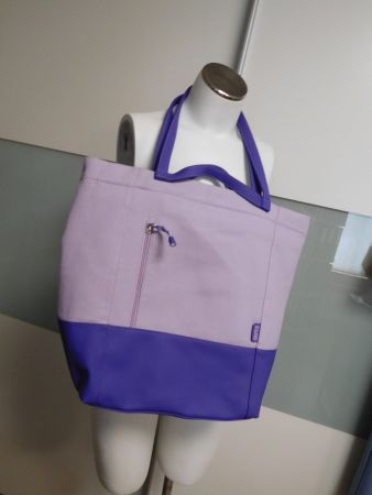 Einkaufstasche Shopper Marke zwei Tasche violett lila