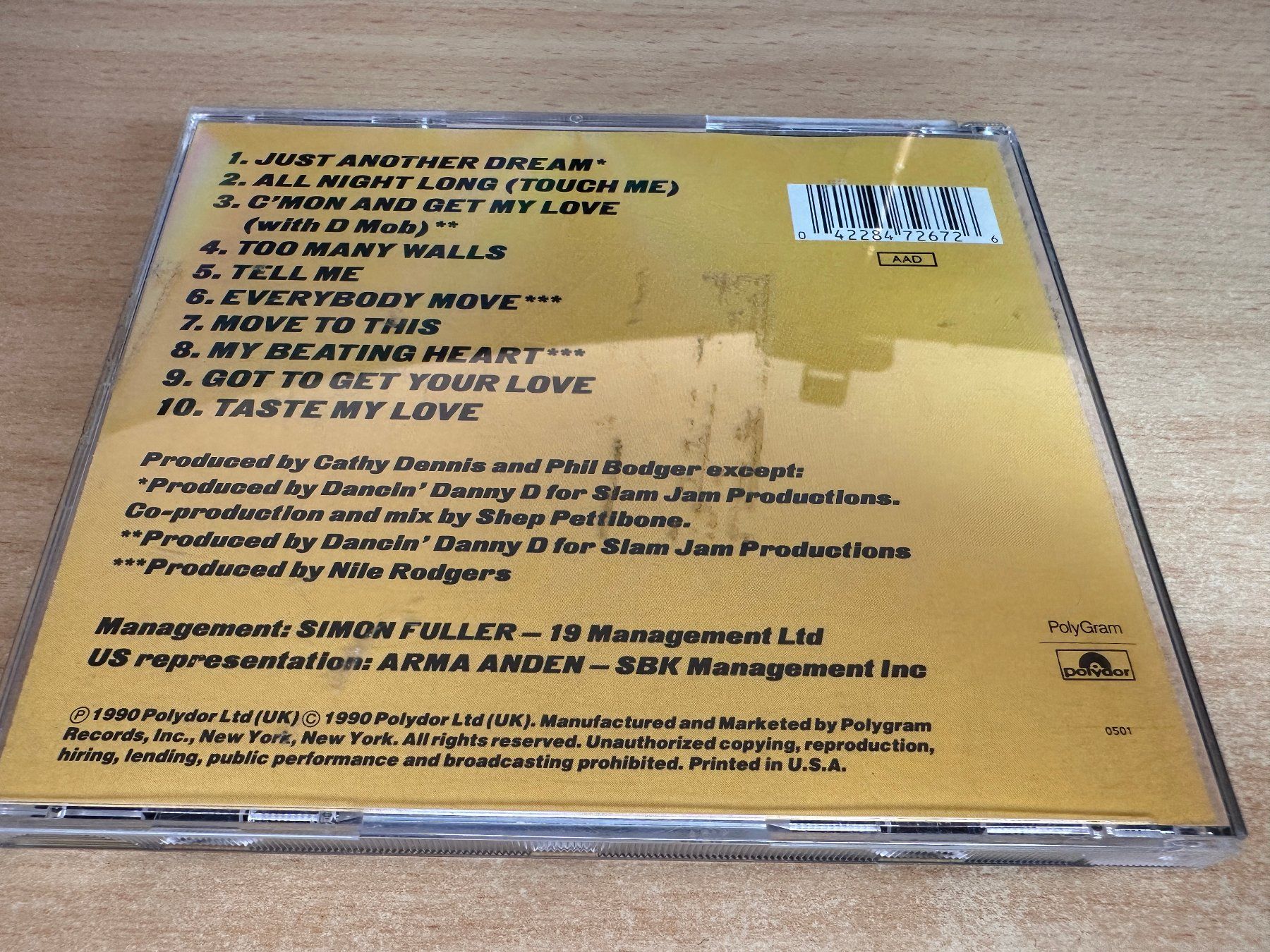 CD: O3 Cathy Dennis – Move To This – Usato da Rikon im Tösstal venduto da Alpenmutz 1