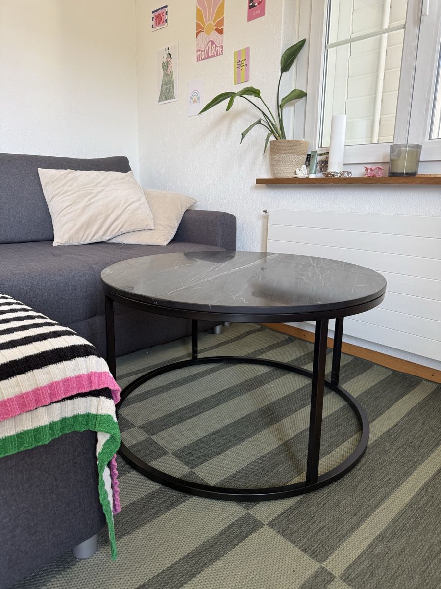 Tische: Runder Marmor-Couchtisch  – Gebraucht aus Baden von leo_wht9 1