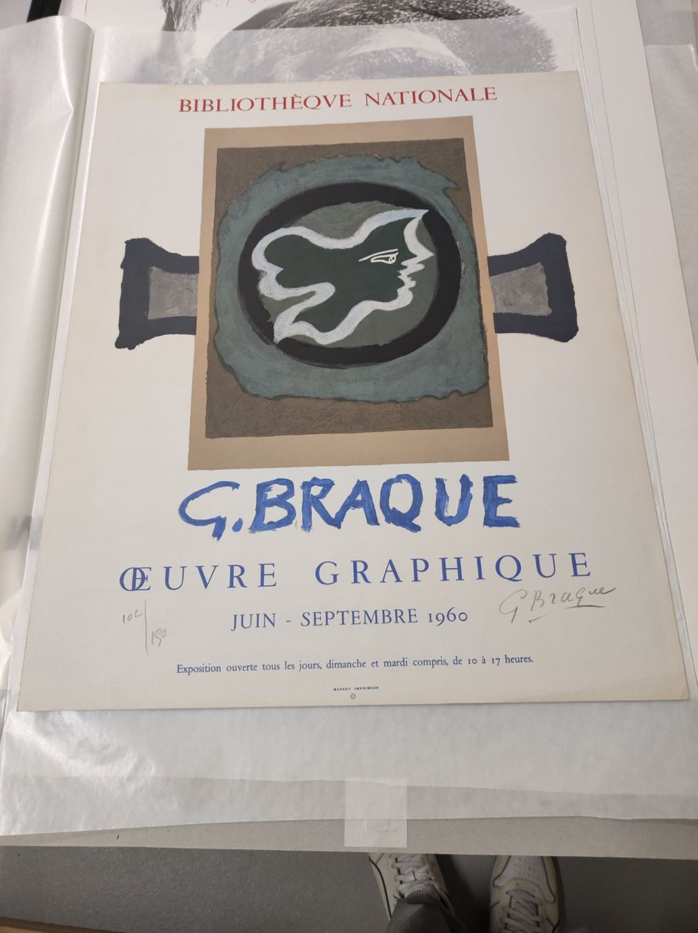 Grafica & Litografie: GEORGES BRAQUE - OEUVRE GRAPHIQUE - SIGNIERT – Usato da Goldach venduto da Gaip 4