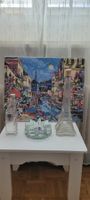 Tour Eiffel  Camion et BEUGEOIR en verre/Tableau Venis50X40