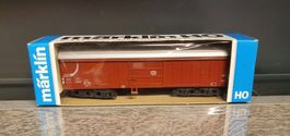 MÄRKLIN. DB SCHWENKDACHWAGEN BRAUN 4460 OVP