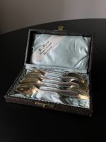 Vintage Silver Spoons Set of 6 in Original Box