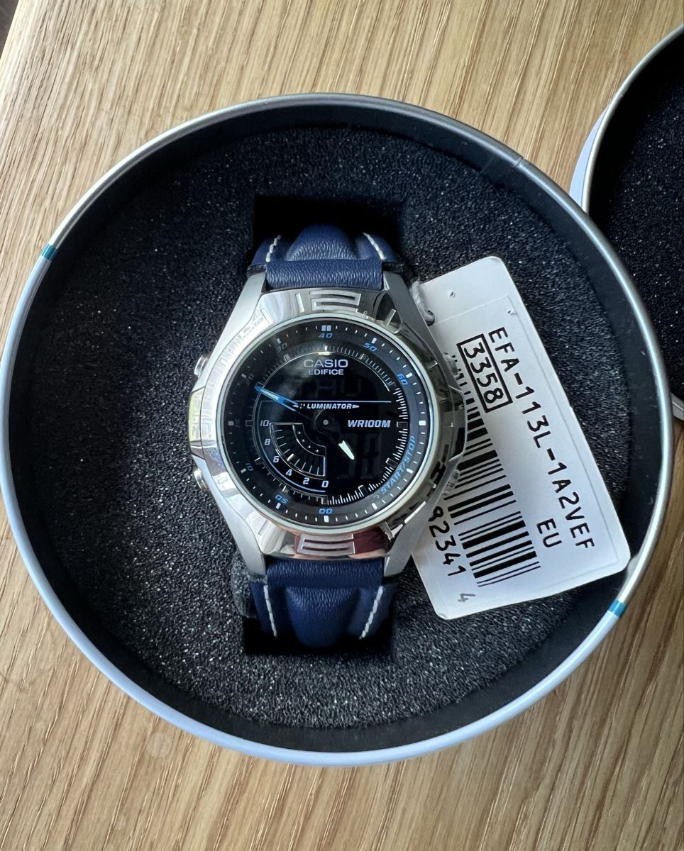 Casio Orologi: Casio Edifice EFA-113L-1A2VEF Armbanduhr – Nuovo (secondo la descrizione) da Glattpark(Opfikon) venduto da ale_mg8x 2