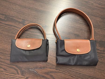 Zwei Longchamp Handtaschen Le Pliage schwarz 