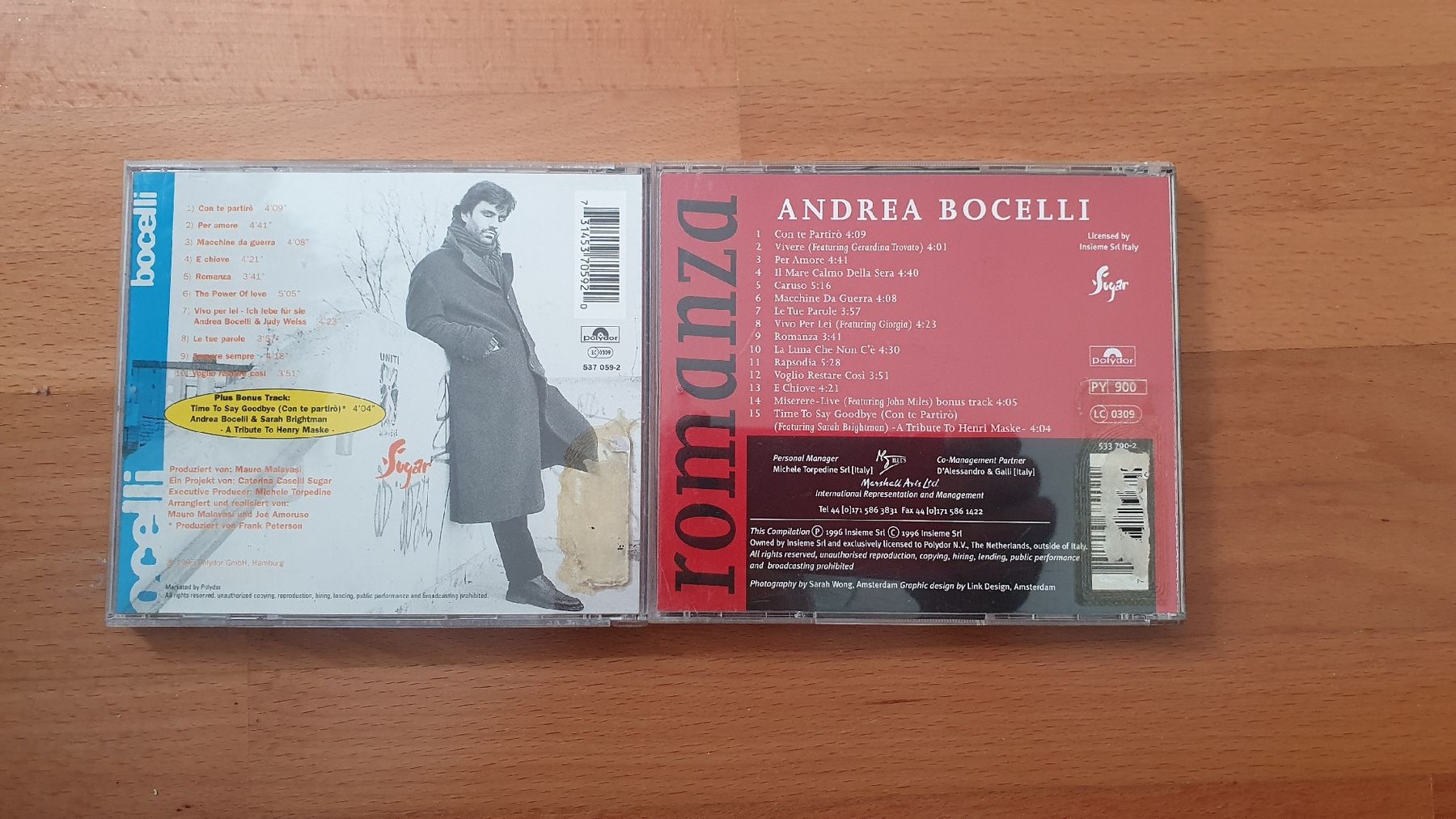 CD: CD Andrea Bocelli - Romanza – Usato da Meilen venduto da DodoSchubi 1