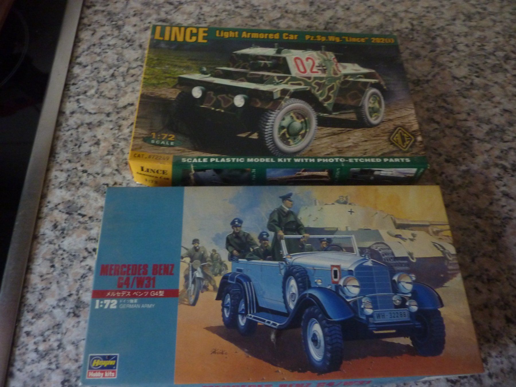 Kit di modellismo & Modellini statici: 2X MODEL KIT – Nuovo e nell'imballaggio originale da Balsthal venduto da bouteliee