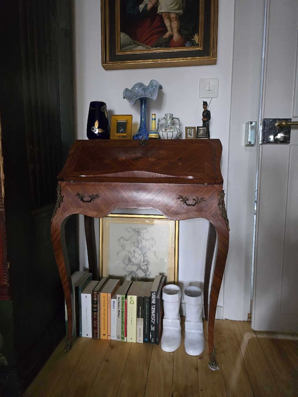 Schreibtische: Antique Bureau Secretary Desk Louis XV – Gebraucht aus Bern von Mr.Garcia300 1