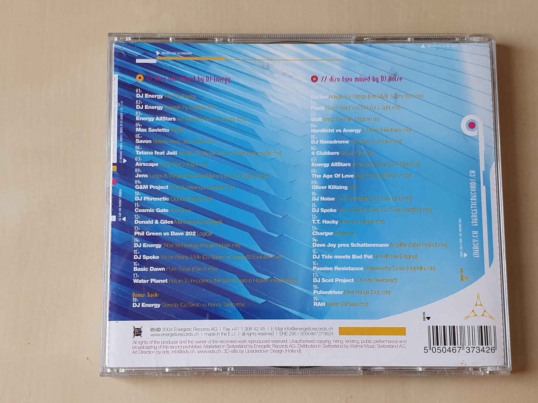 CD: Energy 04 – Usato da Stansstad venduto da collectorsshop 1