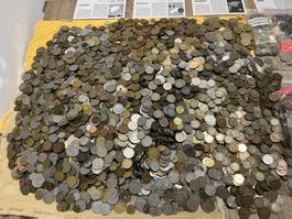 Megalot Münzen und Münzbriefe, insgesamt 47.5 Kilo