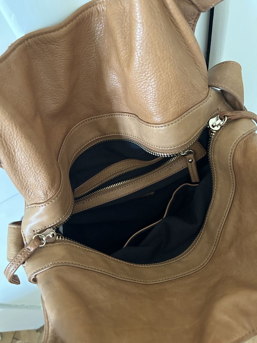 Maje Borse da donna: Tasche, hellbraun, 100% Leder von Maje – Usato da Bern venduto da ellebasiH 5