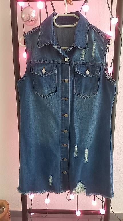 Gilet & Giacche senza maniche: Jeans Gilet lang  "neu" – Usato da Allschwil venduto da Camy061