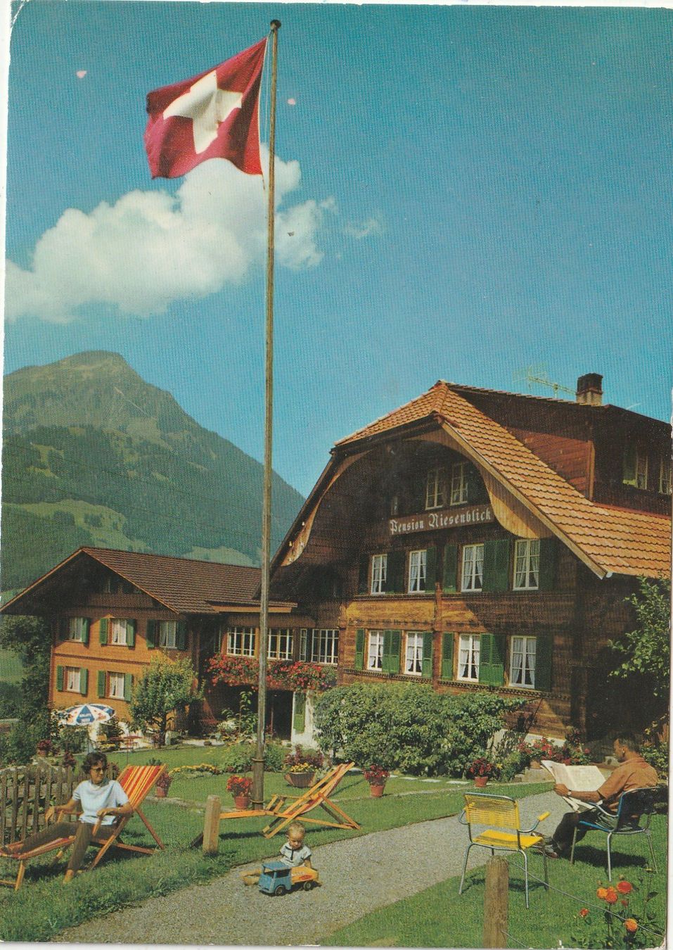 Cartoline postali: Hotel Niesenblick BE – Usato da Lumbrein venduto da made02
