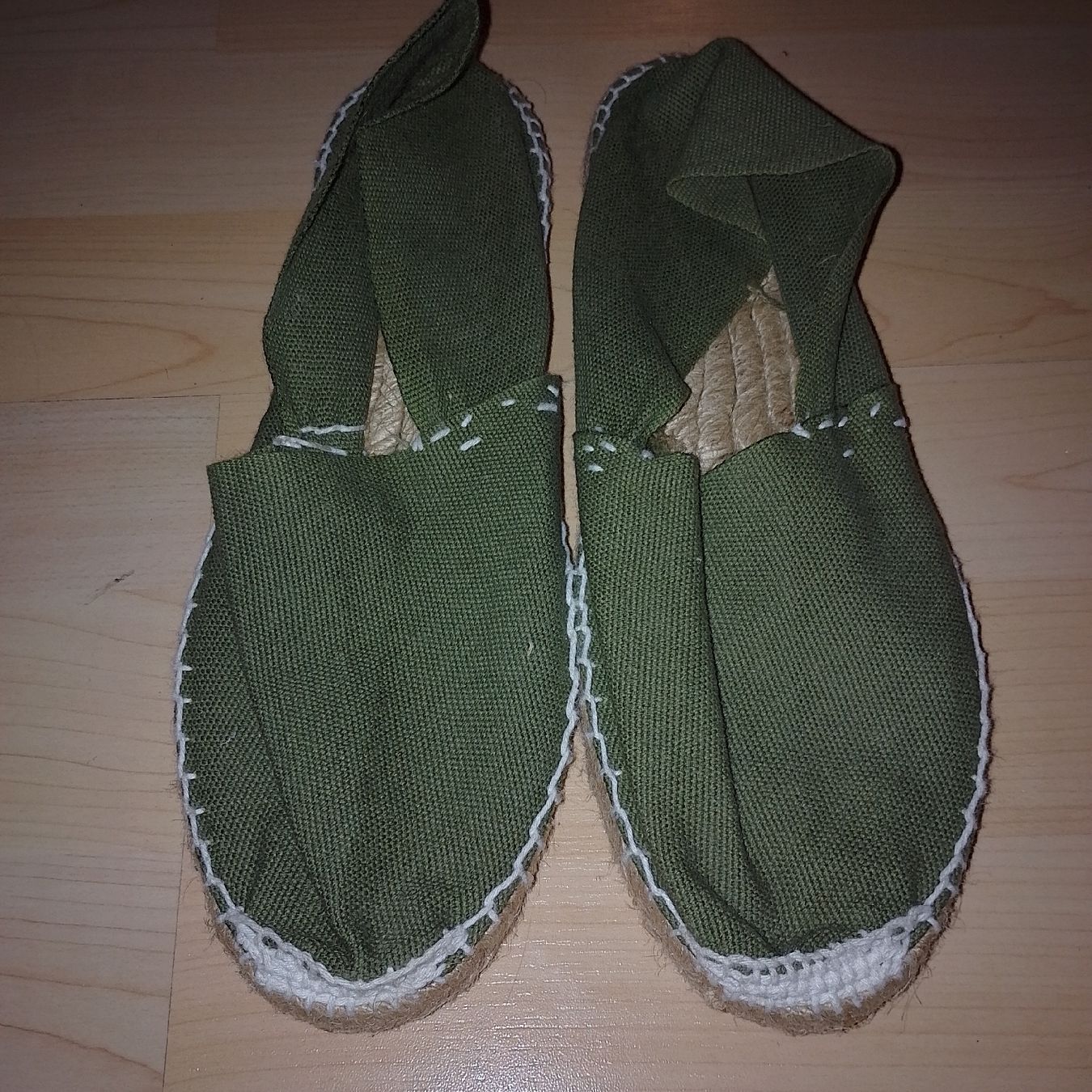 Scarpe da donna: Sommer Espadrilles, Olivgrün – Usato da Uznach venduto da EMaria83