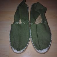 Sommer Espadrilles, Olivgrün