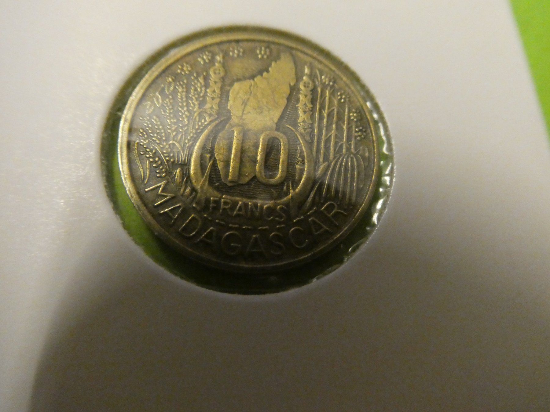 Toutes les monnaies: Madagaskar 1953, 10 Francs – D'occasion à Hinterforst par Rohusri 1
