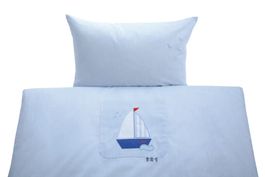 NP: 559.- 2x Annette Frank Bettwäsche Garnituren Segelschiff