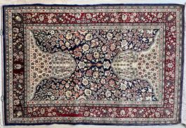 Sublime Tapis/ Teppich/ Carpet signé Hereke soie xxes