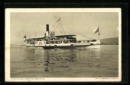AK Zürichsee, Damper Helvetia, 1928