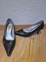 Gabor Pumps schwarz Leder Grösse 37