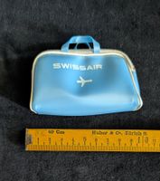 Swissair Kulturtasche blau Vintage - Puppen/Barbiezubehör