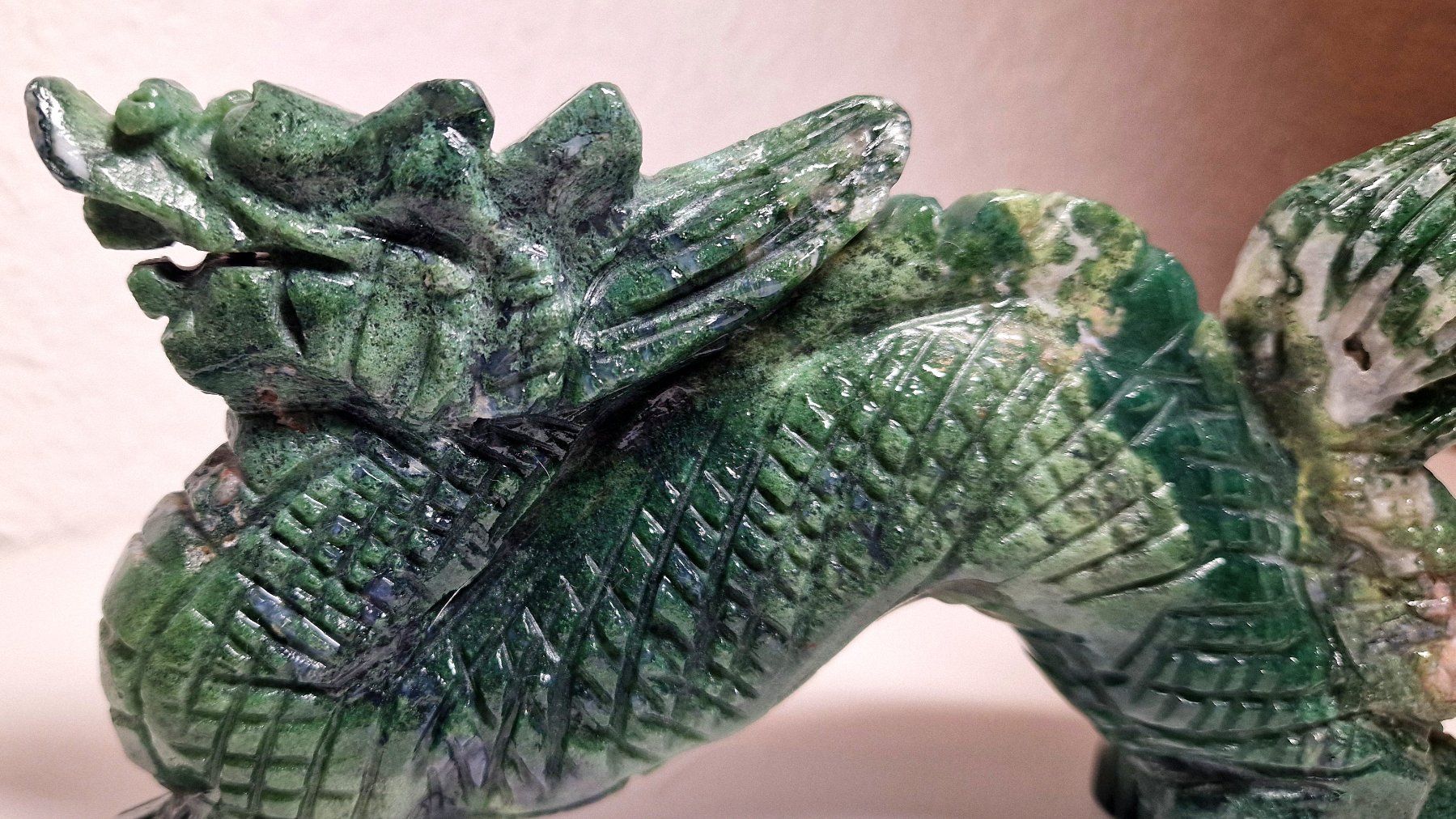 Minerali & Pietre curative: Moosachat Chinesischer Drache 695g – Nuovo (secondo la descrizione) da Matzingen venduto da Shay_Crystalz 2
