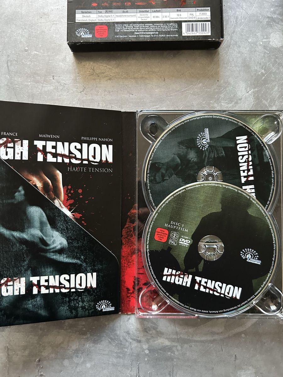 Tutti i DVDs: High Tension - Special Edition 2-Disc Set DVD - NFE, Horror – Usato da Winterthur venduto da lenolson 1